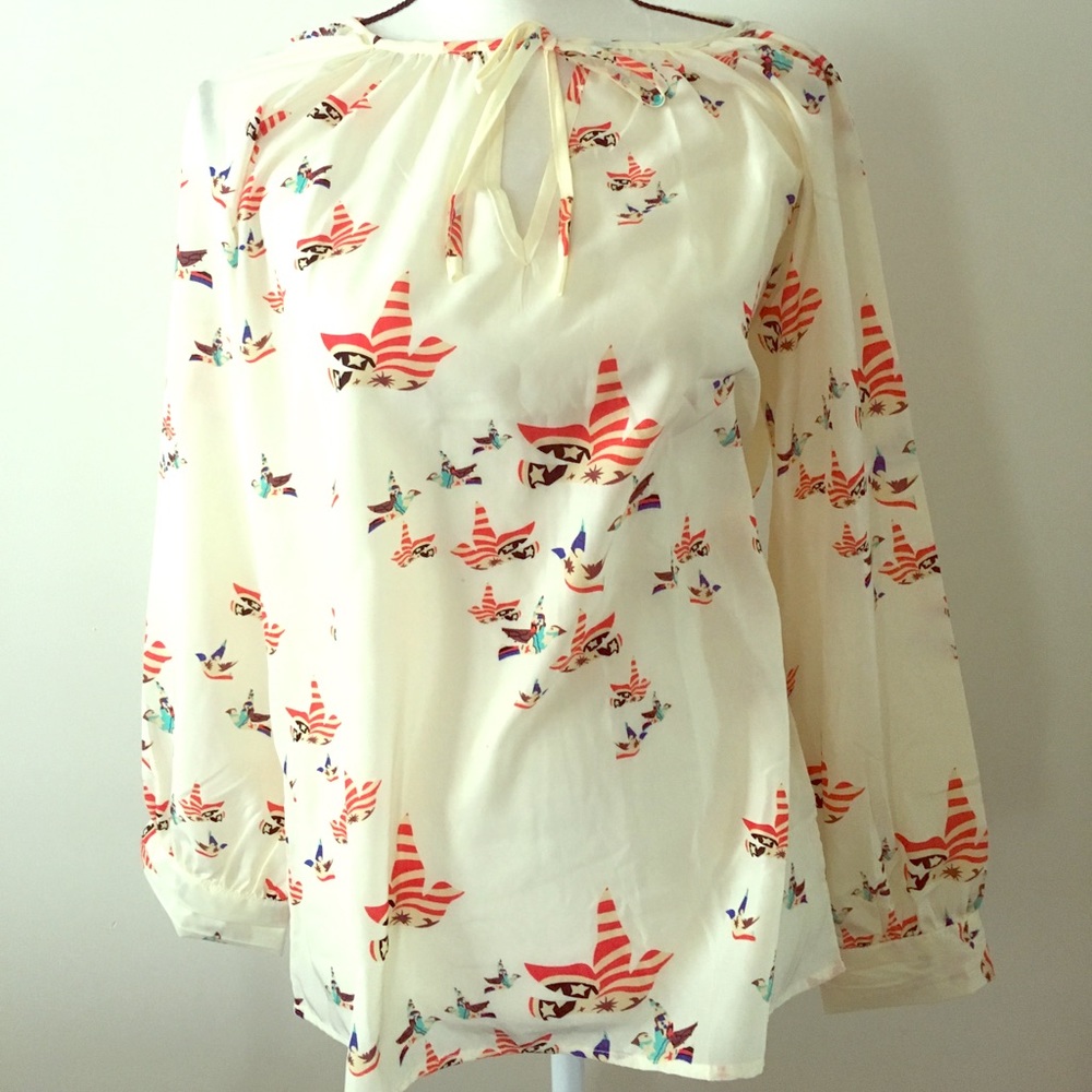 Off-white blouse